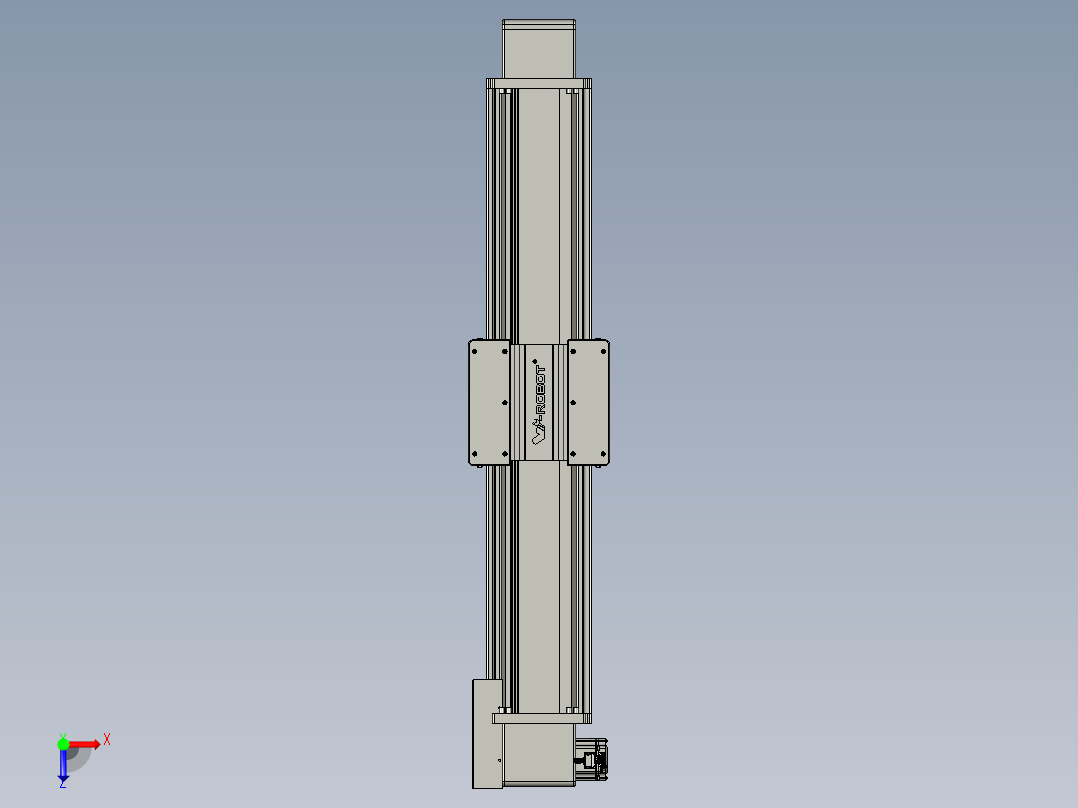 威洛博直线电机模组EB20-L224-S900-BR-ZP75-MS3-5K俯视图