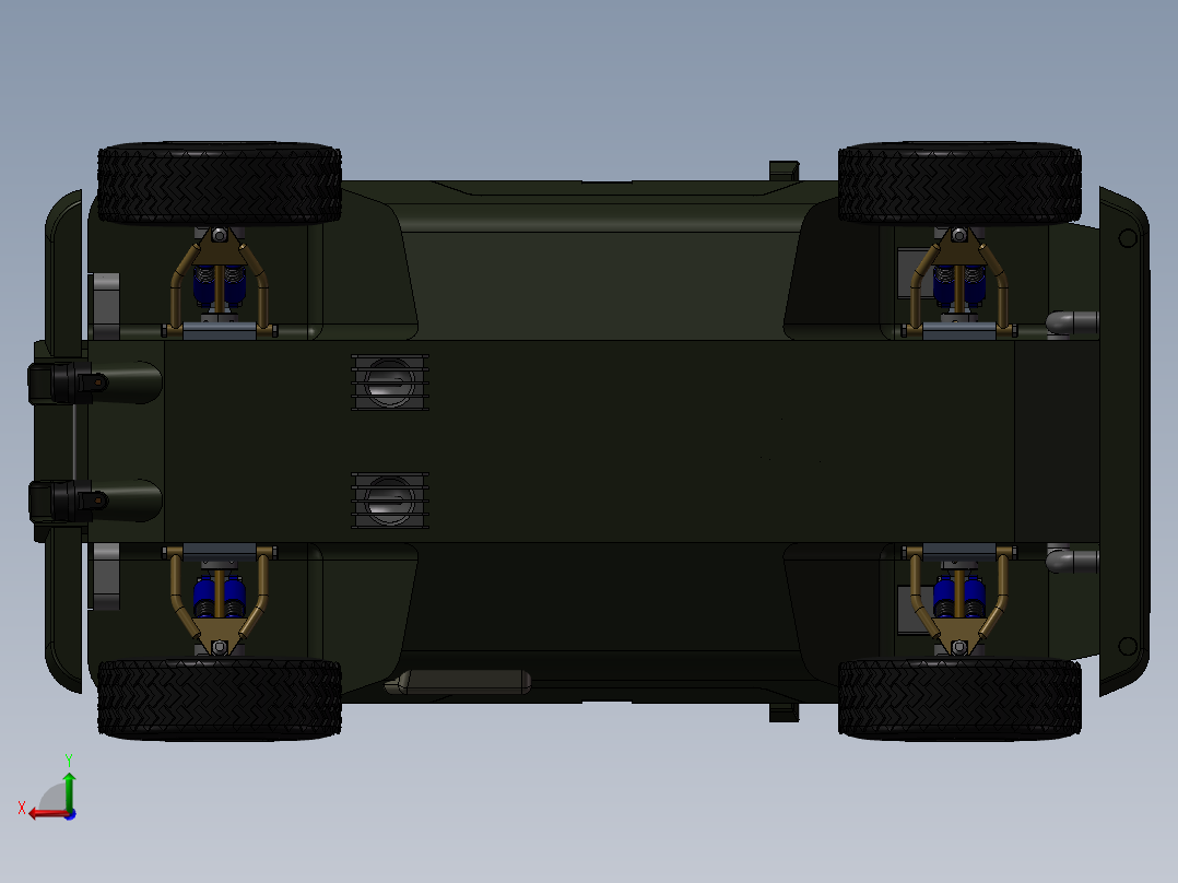 水陆两用汽车后视图