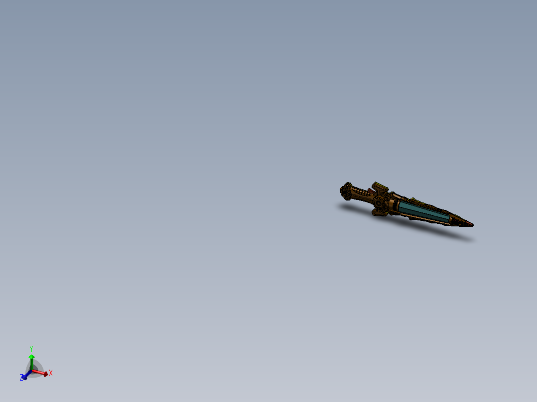 电子转动闪光剑