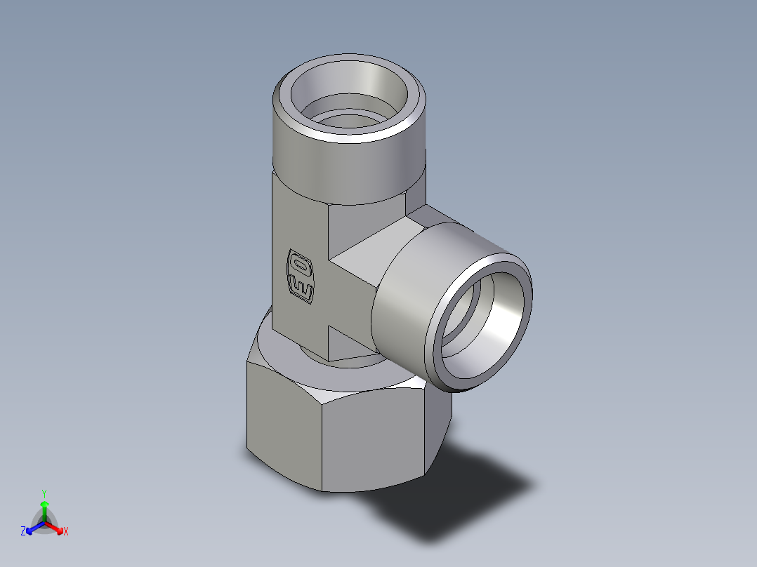 卡套式工业通用硬管接头EO_Standpipe_run_tee_EVL20SOMD71