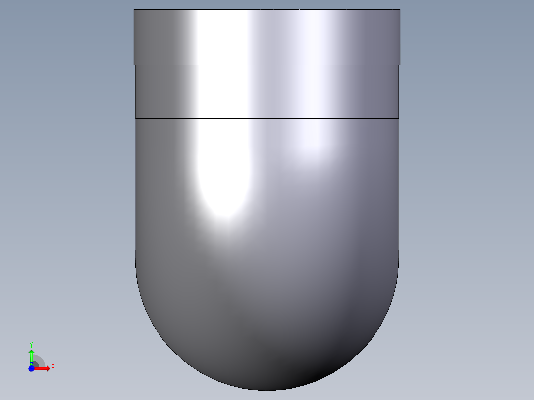 2GIMV 90°肘增强溶剂焊接插座D和BSP螺纹不锈钢加强环母端R前视图