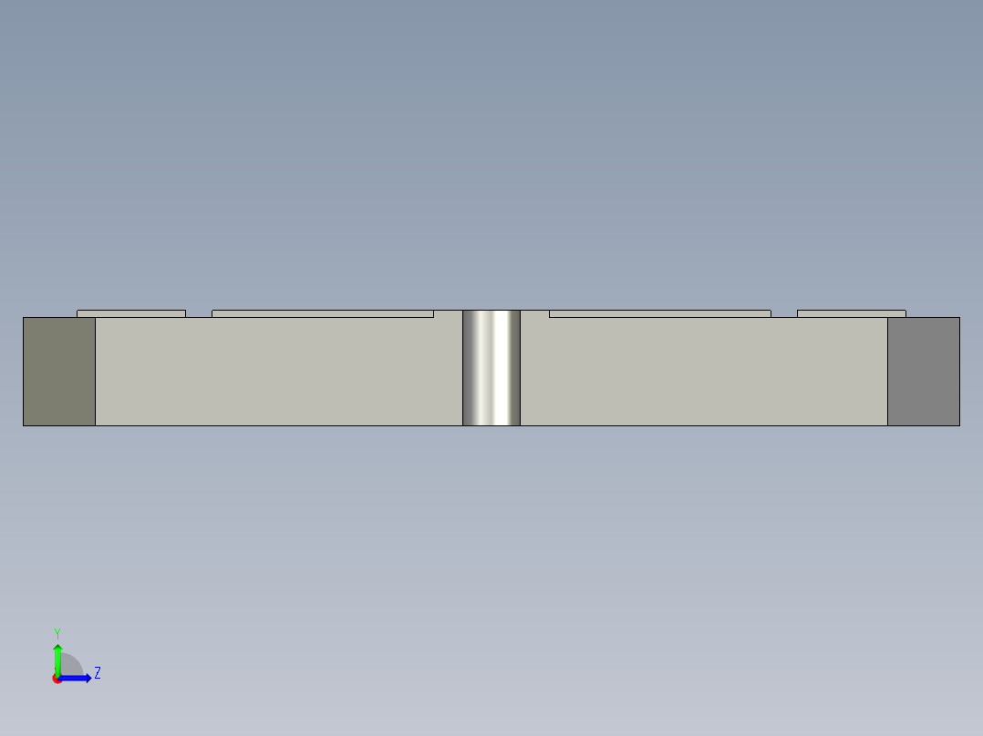 泵体镗孔夹具左视图