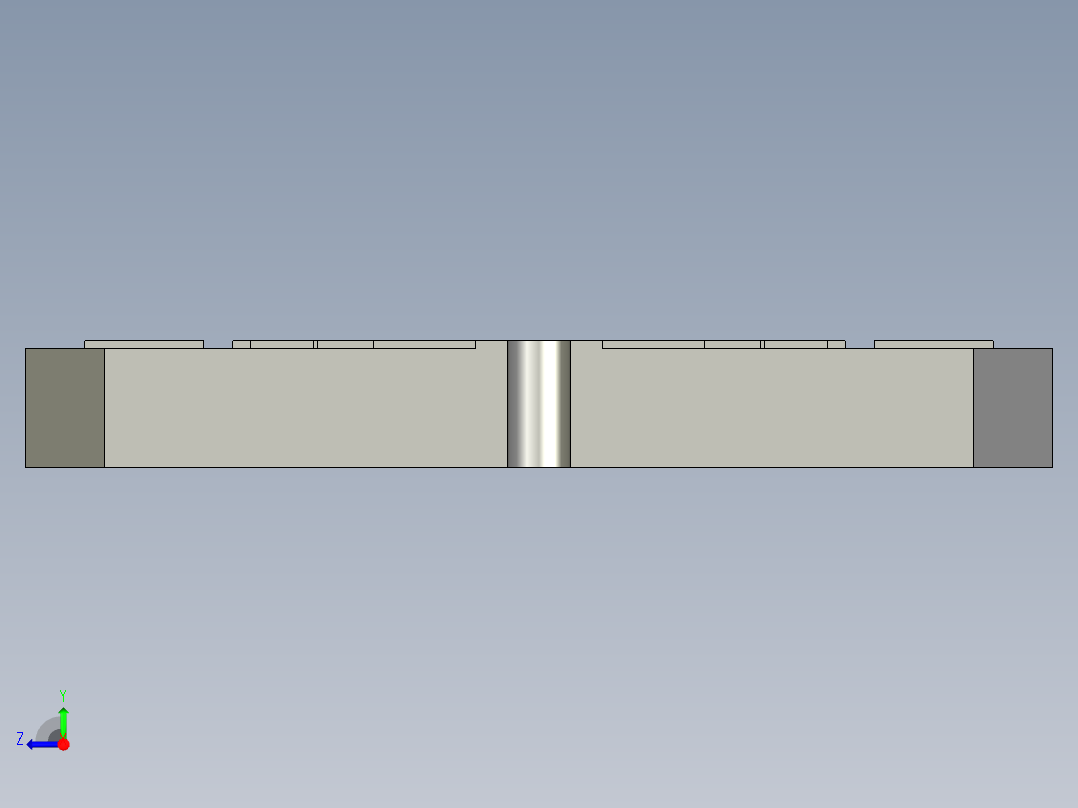 泵体镗孔夹具右视图