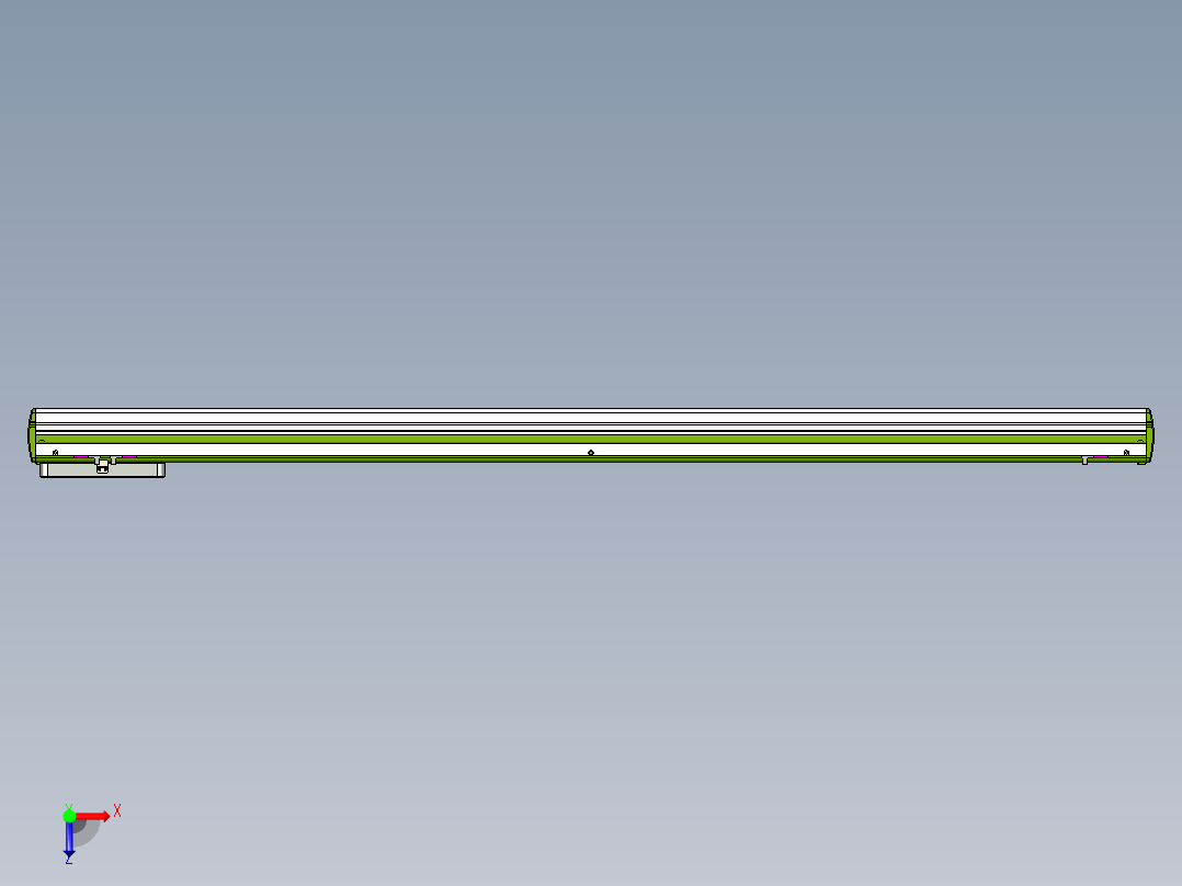 威洛博LC系列3d模型模组LC14S1Y-S1250俯视图