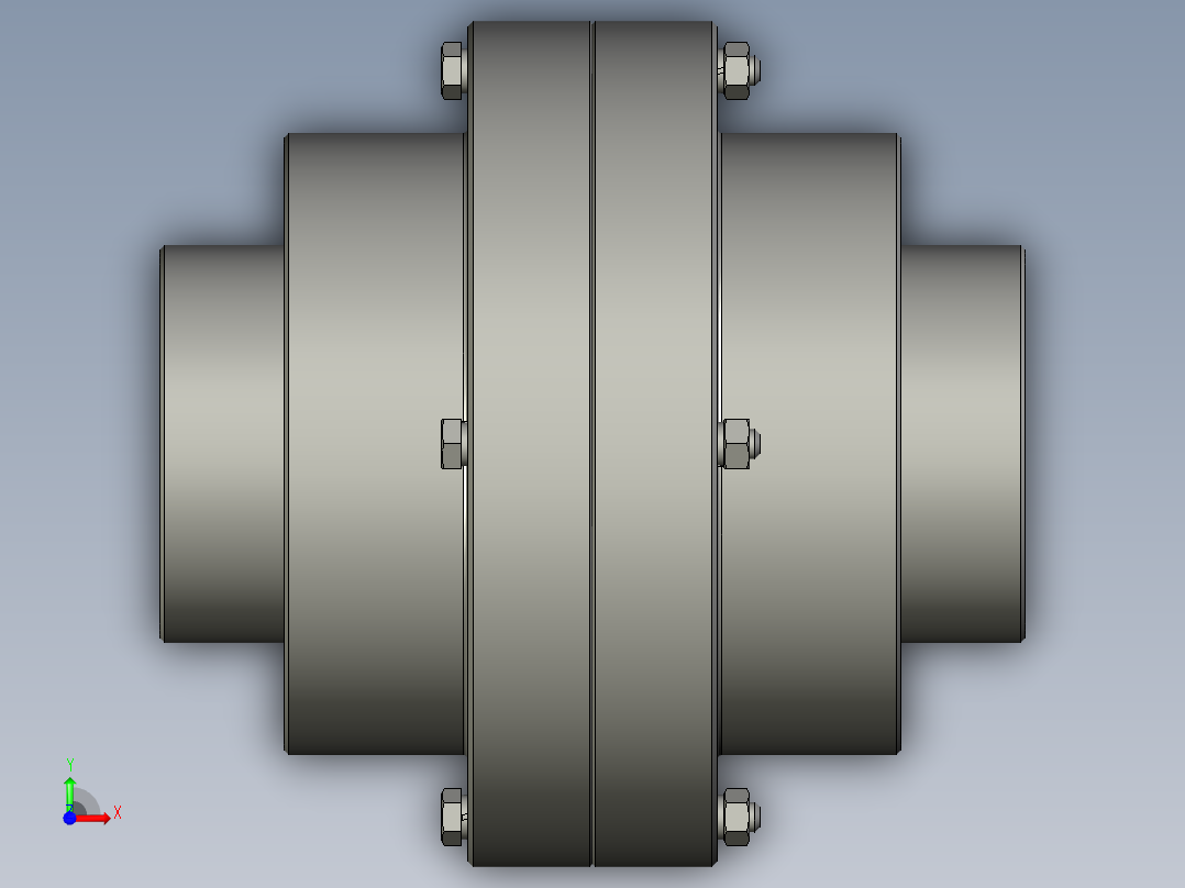 齿轮联轴器前视图