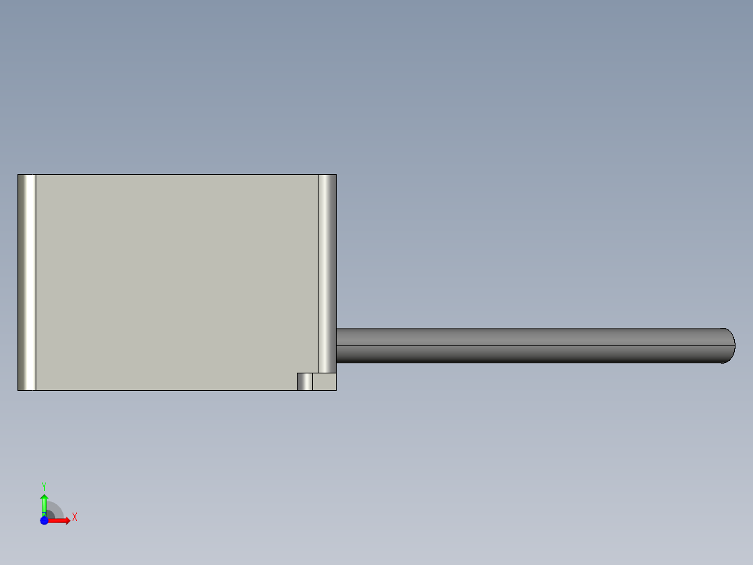 基恩士BL-700_kc图纸模型前视图