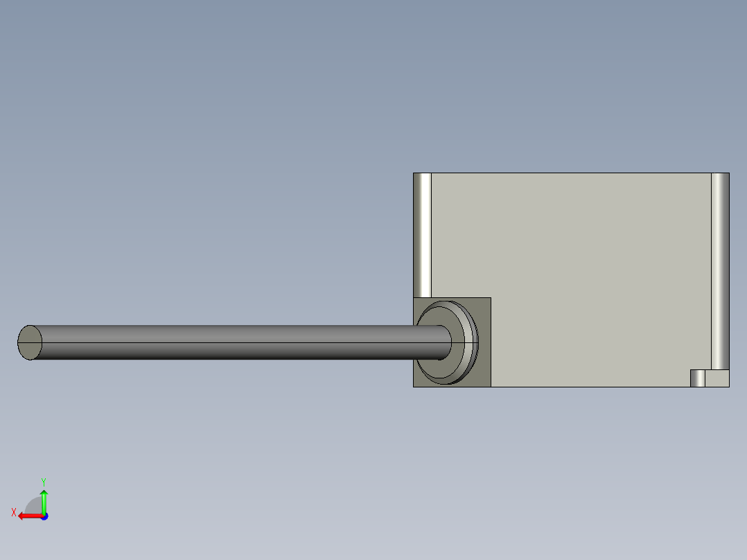 基恩士BL-700_kc图纸模型后视图