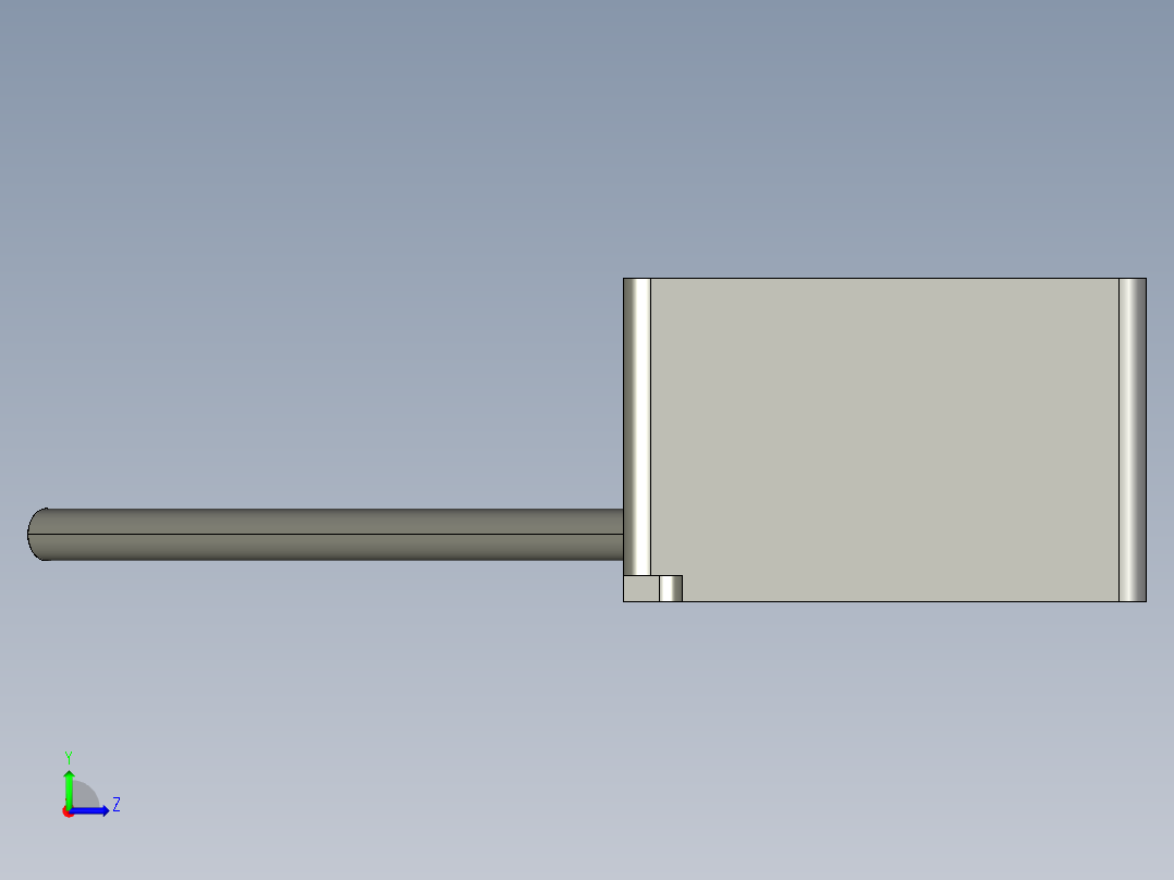 基恩士BL-700_kc图纸模型左视图