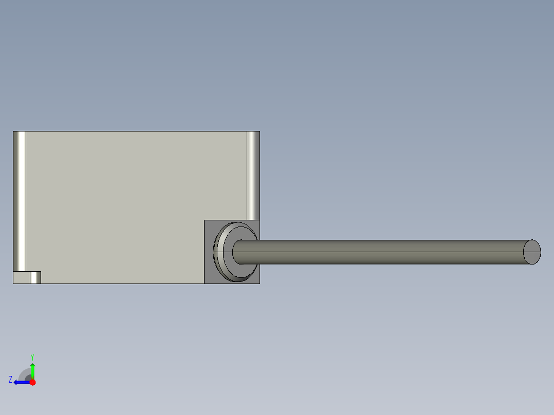 基恩士BL-700_kc图纸模型右视图