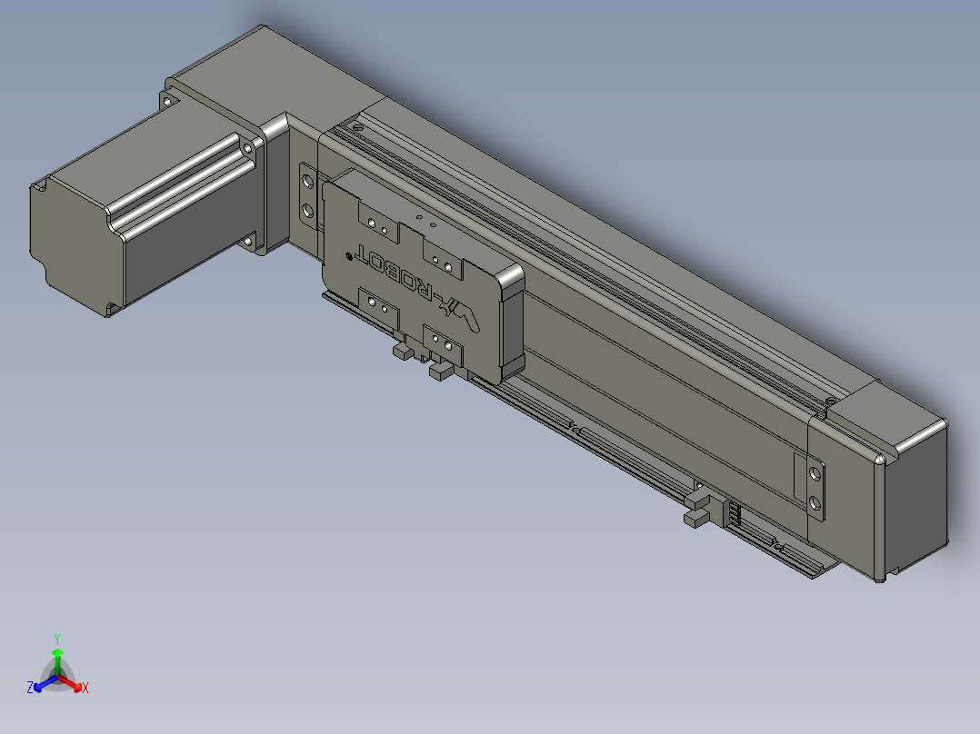 威洛博RBC6-L80-S150-BU-57-D3正等轴测图