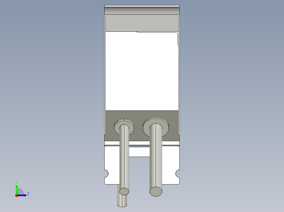 基恩士LS-7030_kc图纸模型左视图