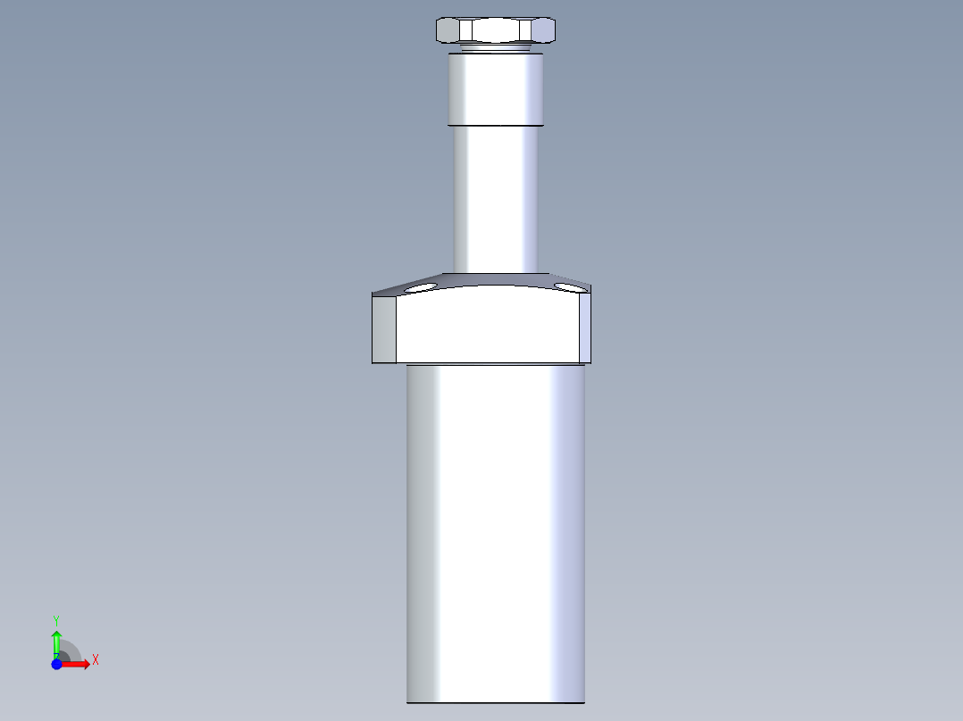 KOSMEKLHA0750-SL-Q45多系列多零件图纸模型前视图