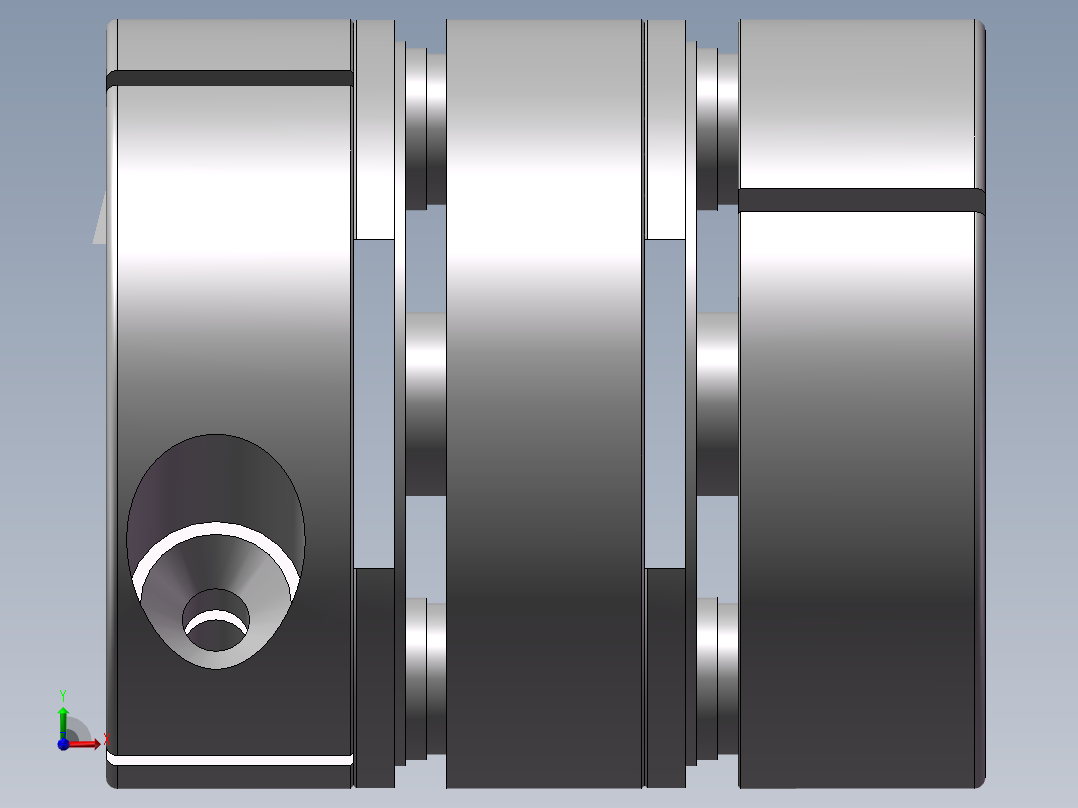 S33 联轴器前视图