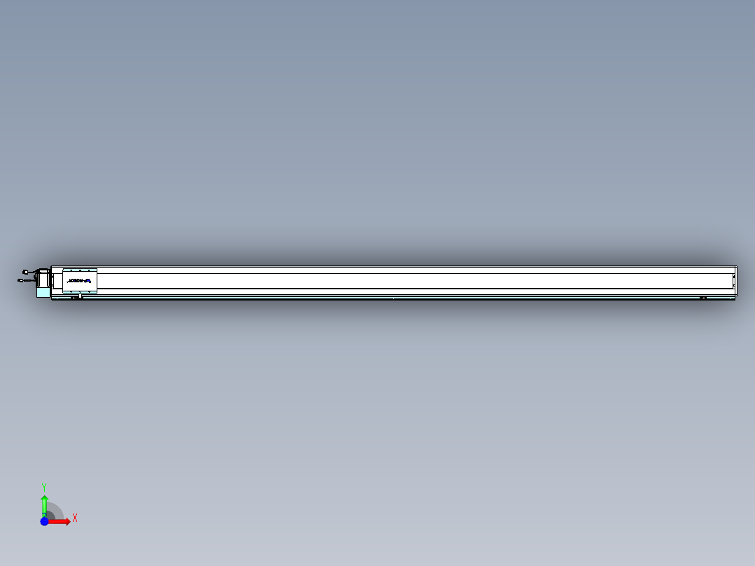 威洛博VBC同步带传动一无尘环境VBC14-L45-S2900-BLU-ZP40-C3前视图