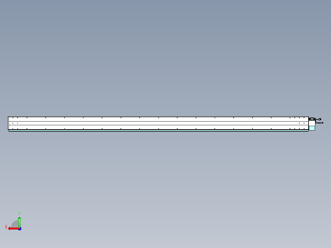 威洛博VBC同步带传动一无尘环境VBC14-L45-S2900-BLU-ZP40-C3后视图
