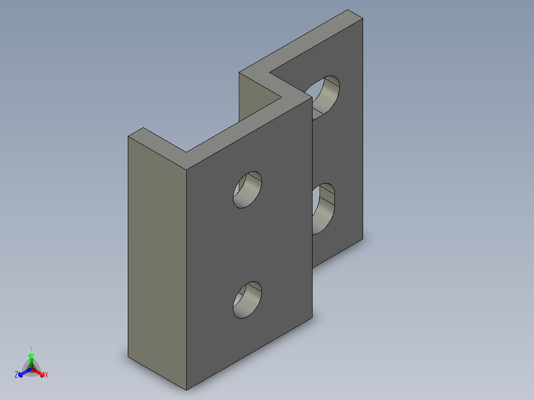 基恩士FS-L41_bracket_kc图纸模型