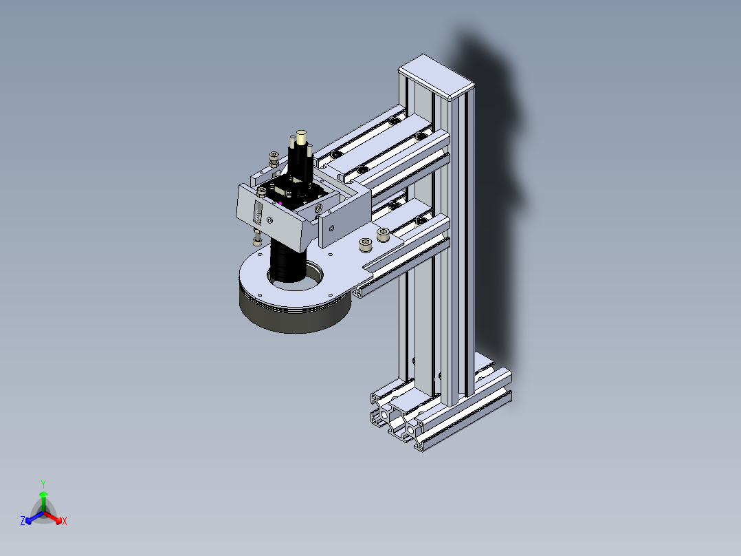 视觉检测相机安装角度调整机构样图
