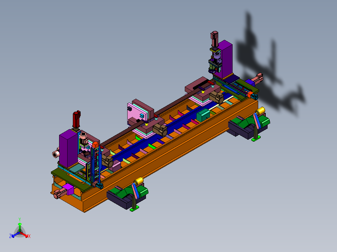 双面升降端面铣床高效铣床