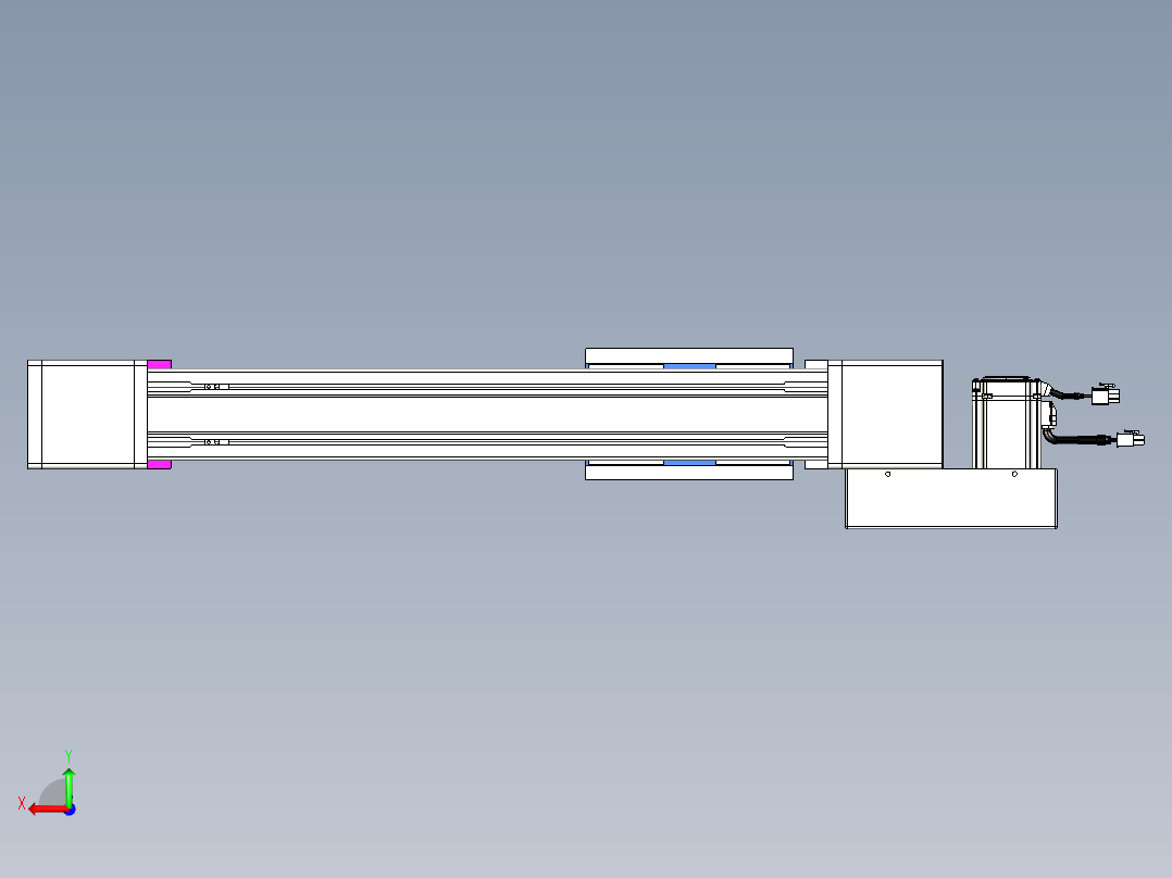 威洛博LB.GB同步带传动--欧规系列GB8-L96-S350-BL-P40后视图