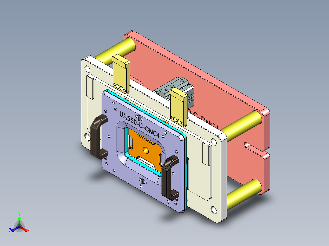 UX550-C-CNC4-1208正等轴测图