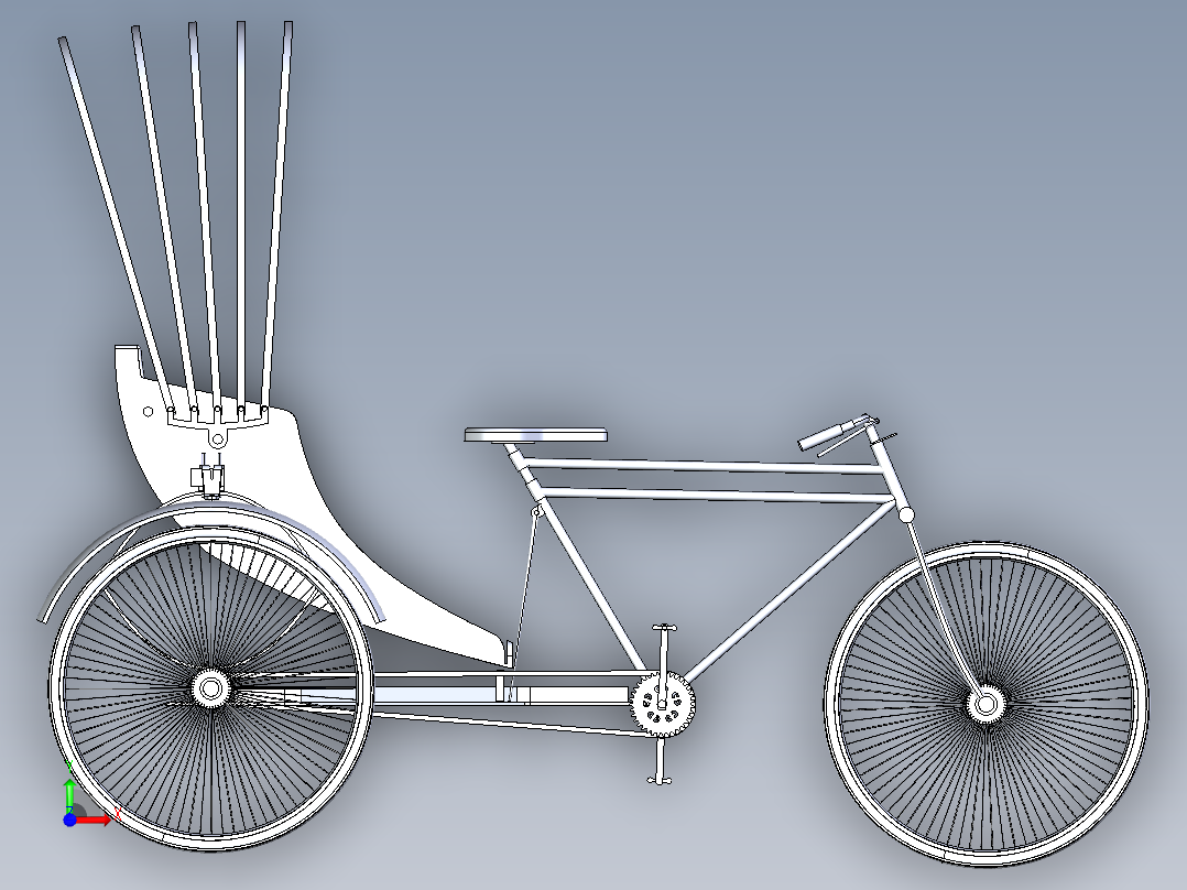 黄包车--igs前视图