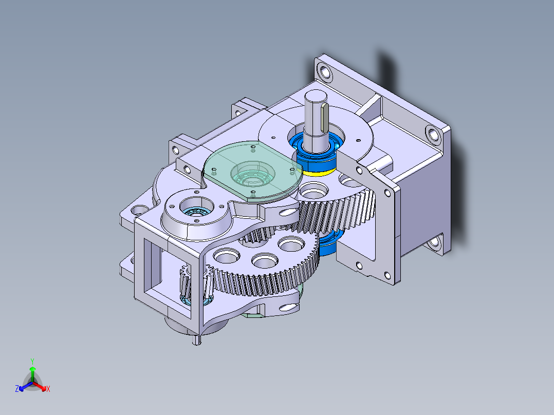 speed reducer gearbox二级斜齿轮减速箱