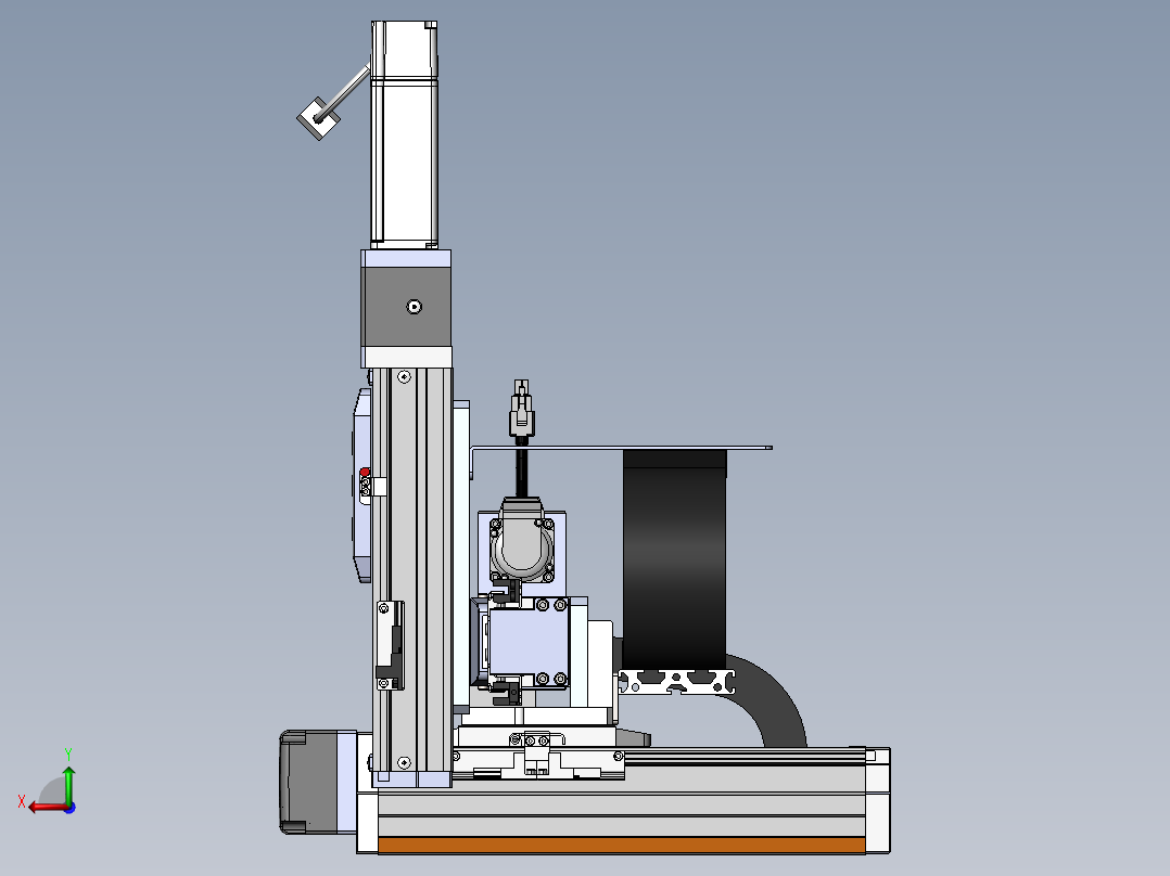 内嵌直交机械手XYG系列XYG322-A4后视图