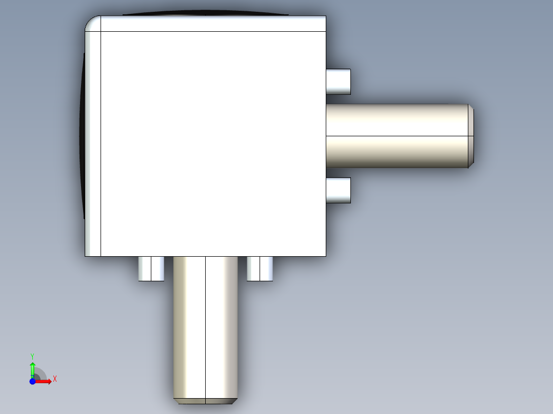 型材-BR 2D 30X30 CUBIC CONNECTOR KJN524485 前视图