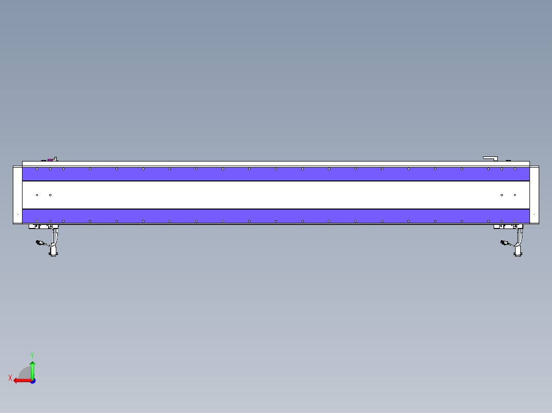 威洛博VL系列直线电机模组-2VL22H1-S1600后视图