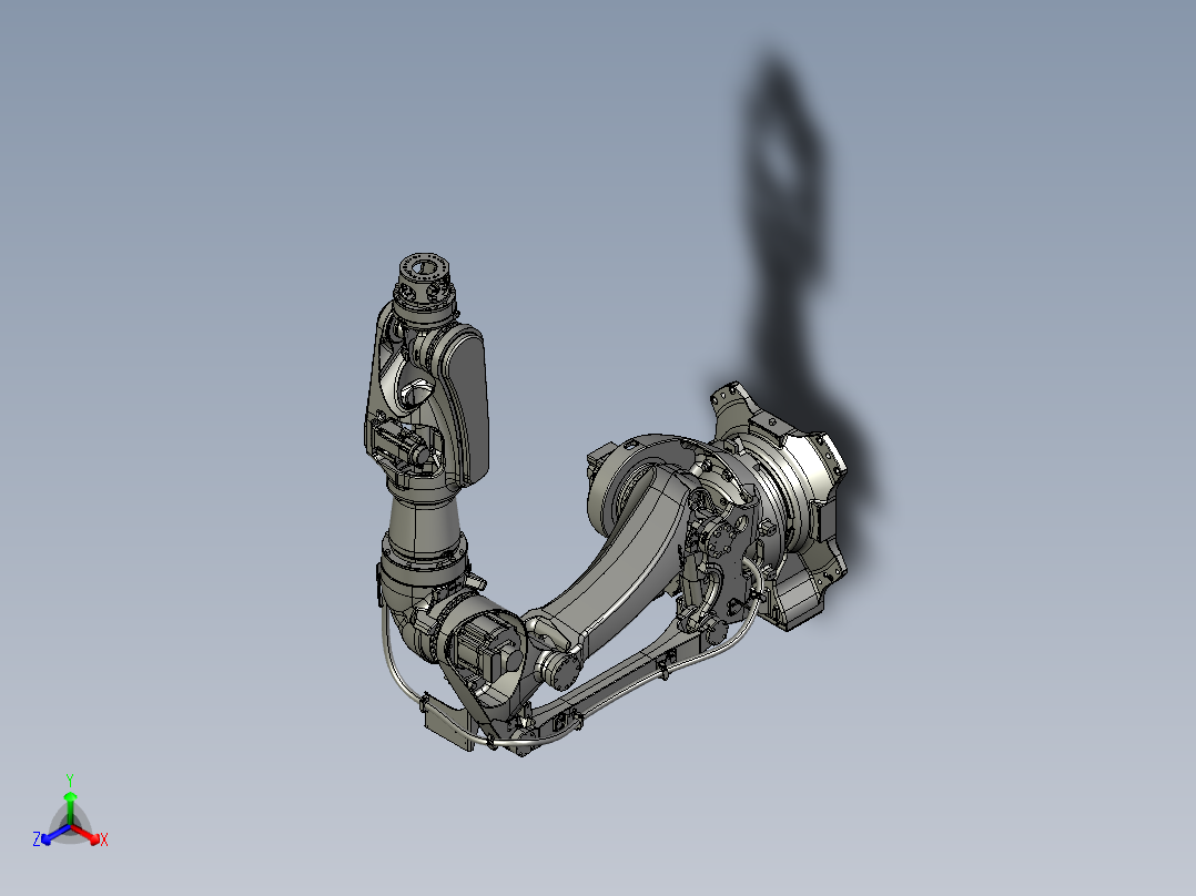 川崎BX250L六轴工业<span style='color: red'>机器人</span>三维模型资料