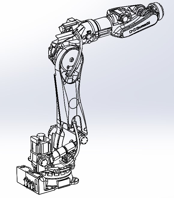 川崎BX250L六轴工业机器人三维模型资料