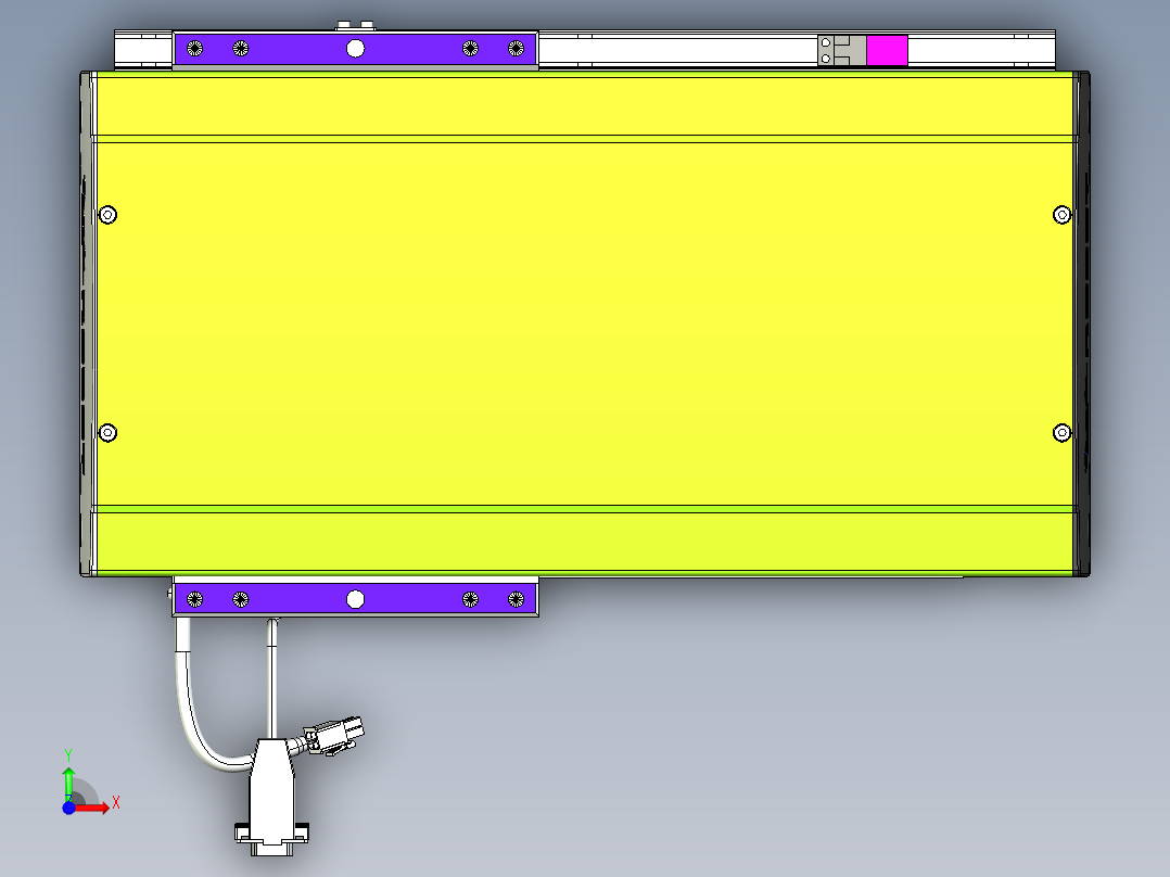 威洛博VL系列直线电机模组-VL22H2-S200前视图