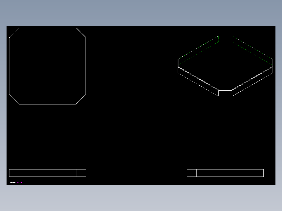 基板1912(A)-2D多系列多零件图纸模型