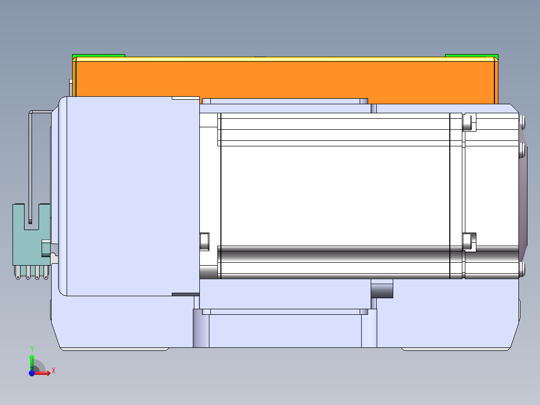 MCB同步带全封闭MCB17-L-400W前视图