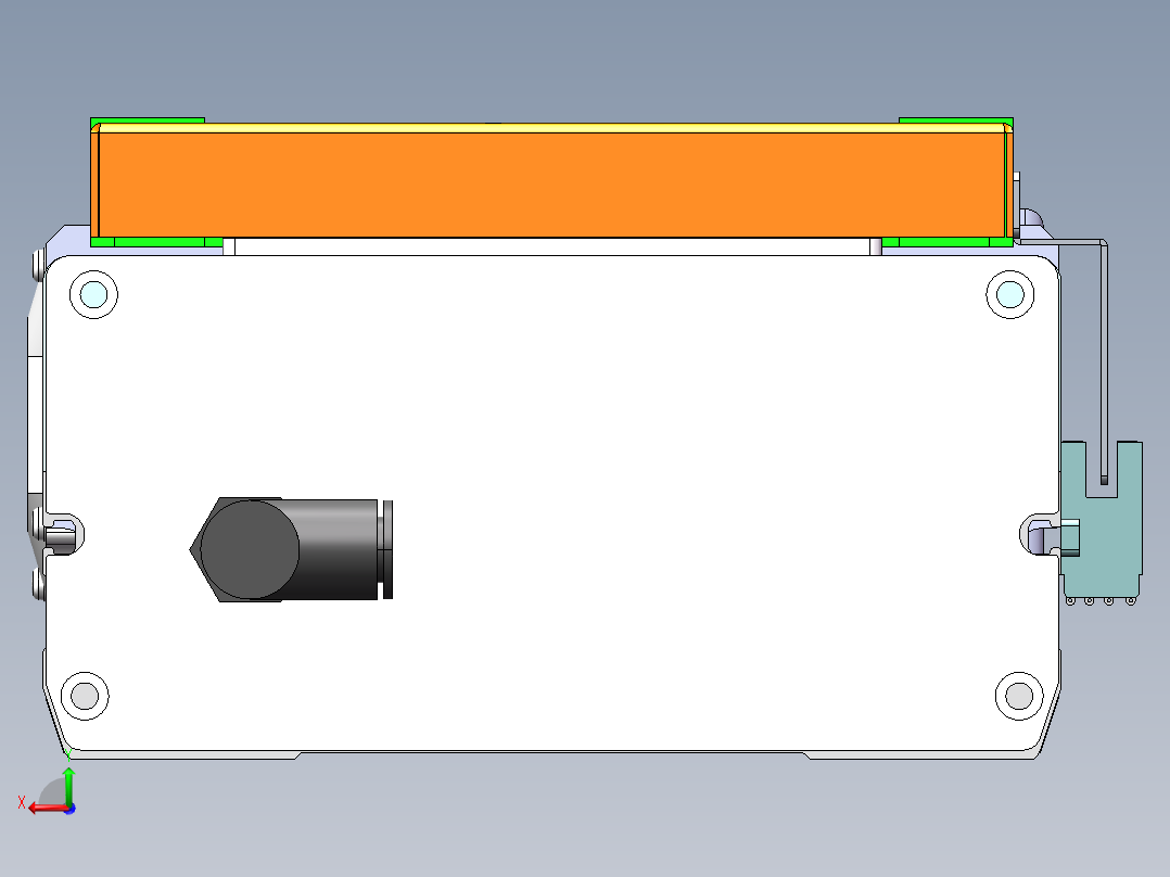 MCB同步带全封闭MCB17-L-400W后视图