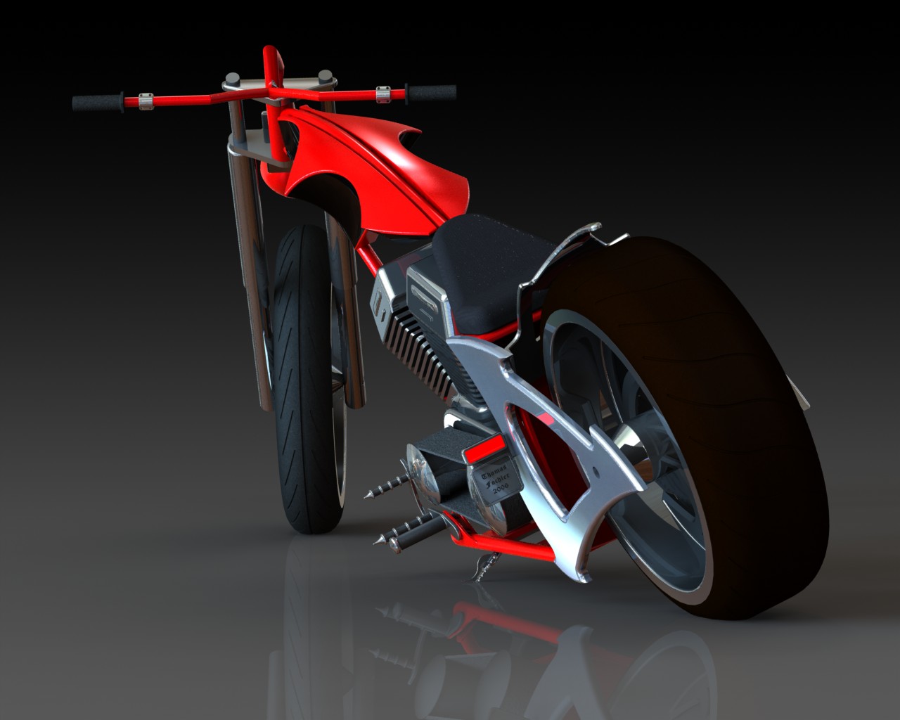 摩托车occ-solidworks-bike-SolidWorks2013-stp-igs