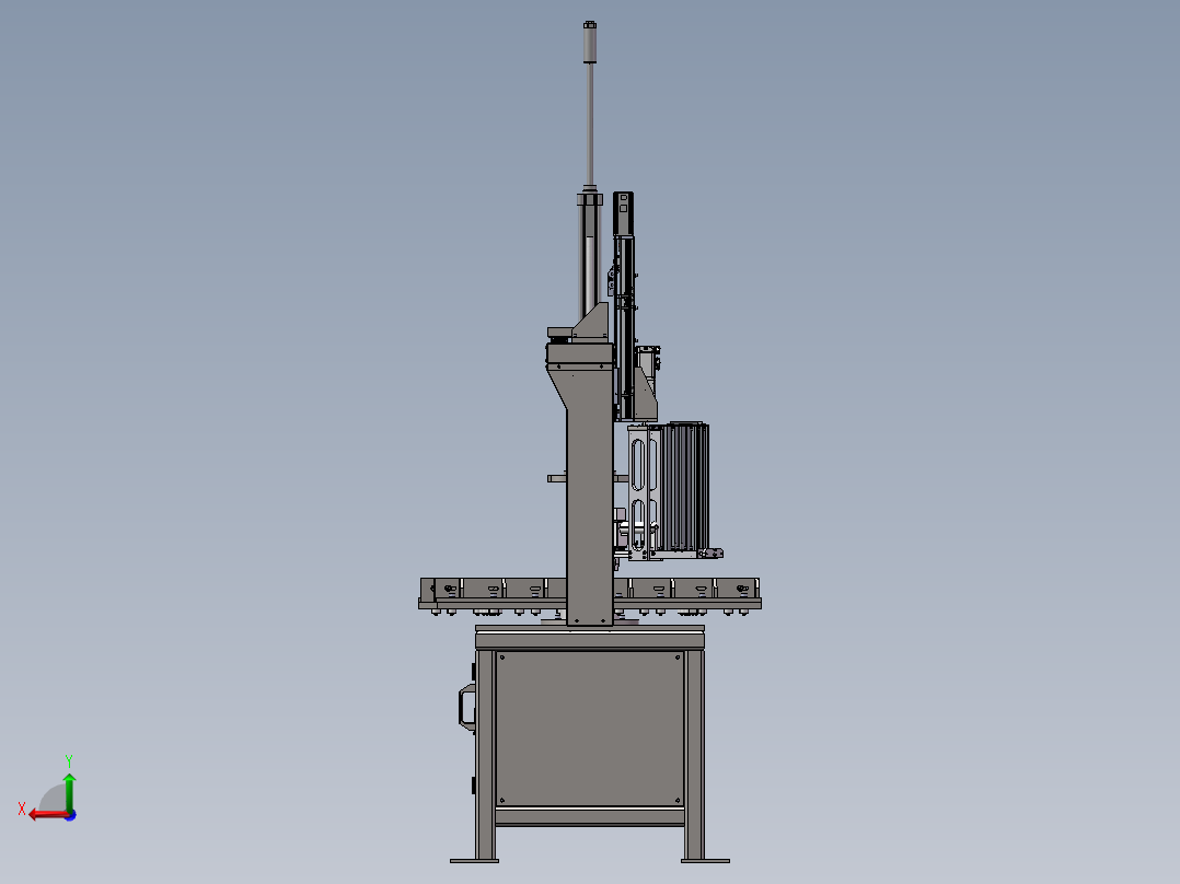 电动车鞍座打钉机后视图