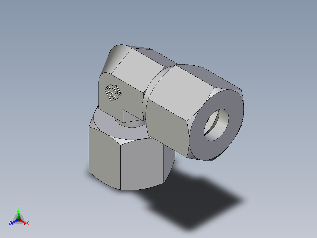 卡套式工业通用硬管接头EO_Standpipe_elbow_EVW10SCF