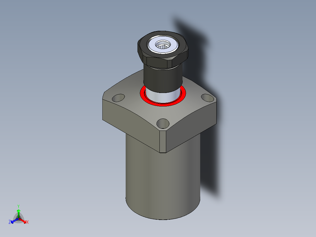 KOSMEKLHS0650-GL-Y60多系列多零件图纸模型正等轴测图