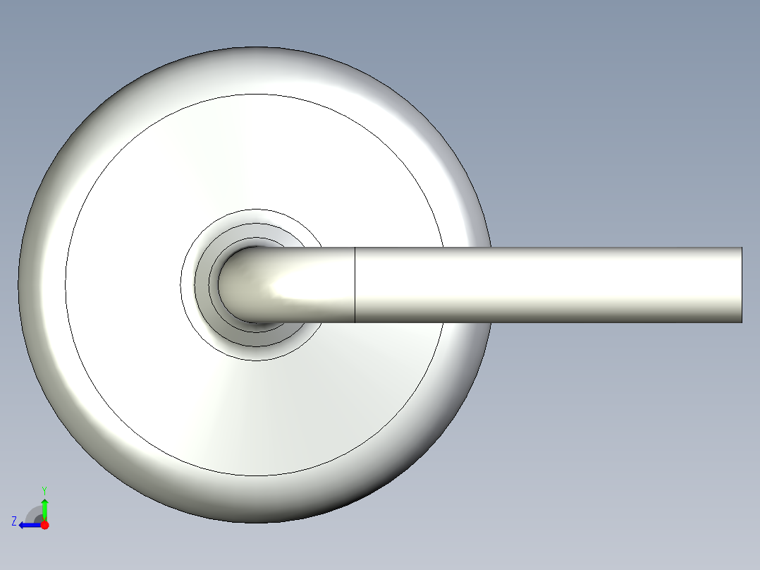 无源元件封装-RES-1W-H-MO右视图