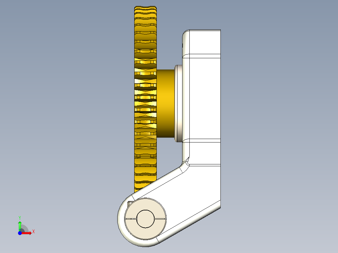 齿轮啮合 (85)前视图
