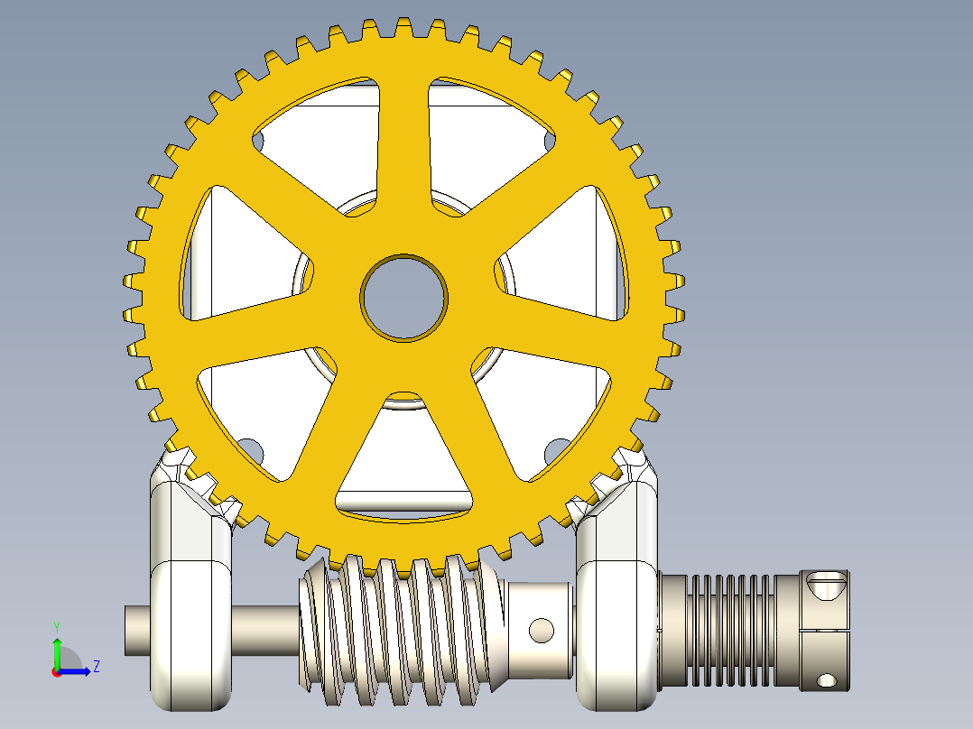 齿轮啮合 (85)左视图