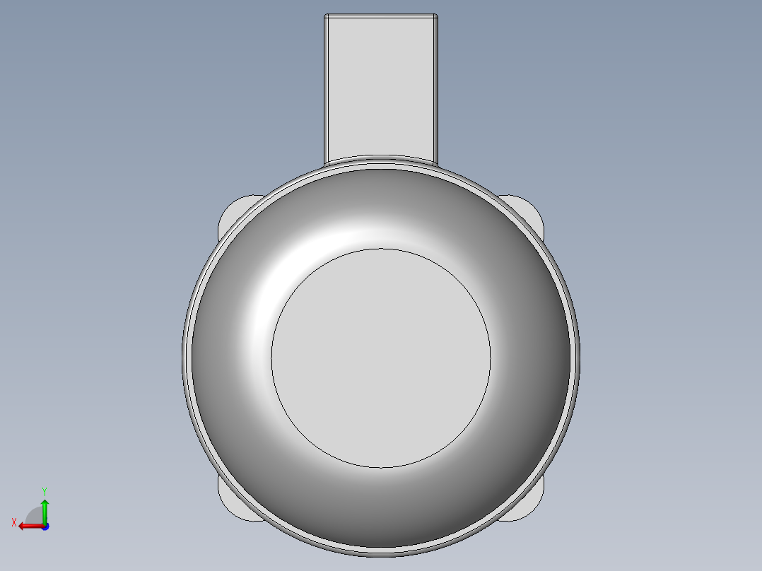 异步电机DJ_YS系列(IP44)_IMB5型_YS-90S-6后视图