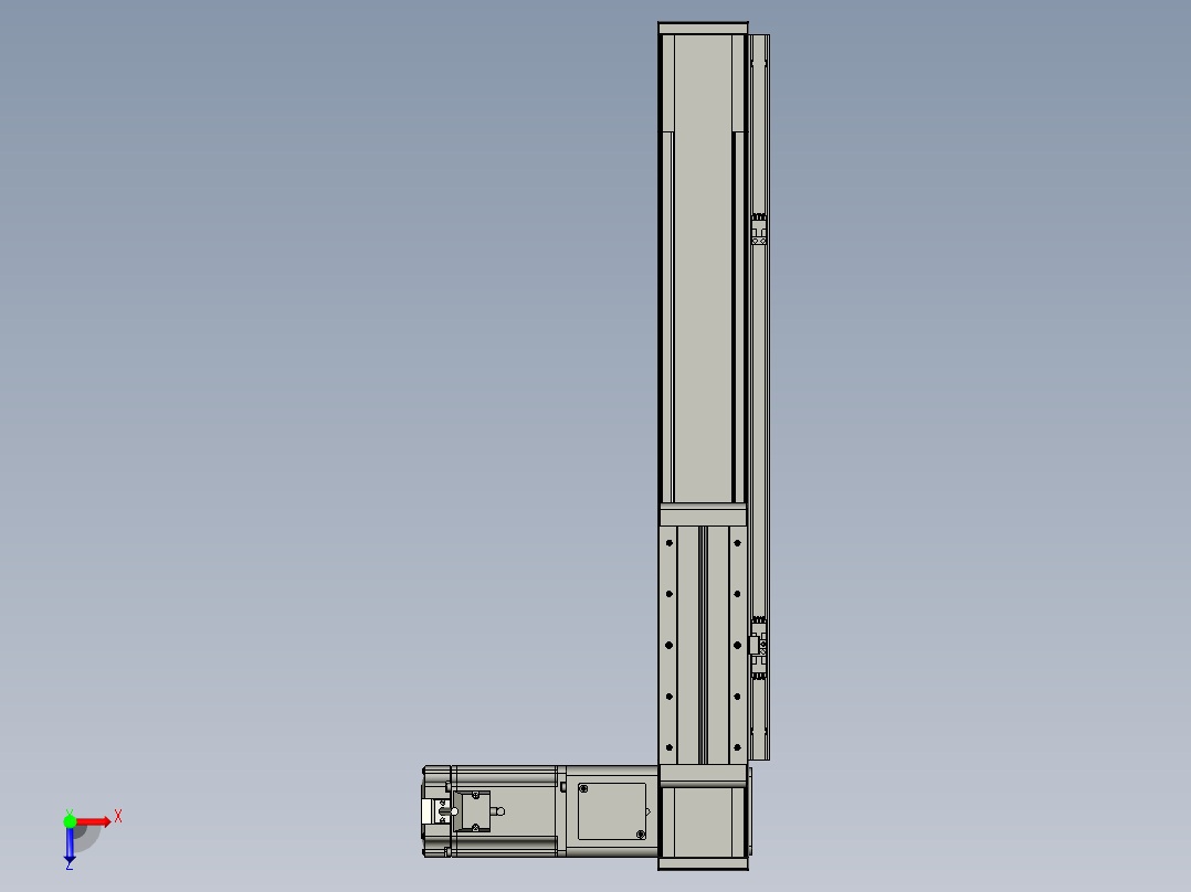 欧规系列-LB8-L150-S350-BR-ZP75-C3俯视图