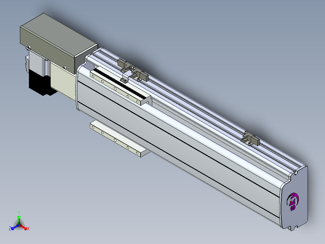 同步带滑台-半封闭B13H-L45-S300-R-P40-D3