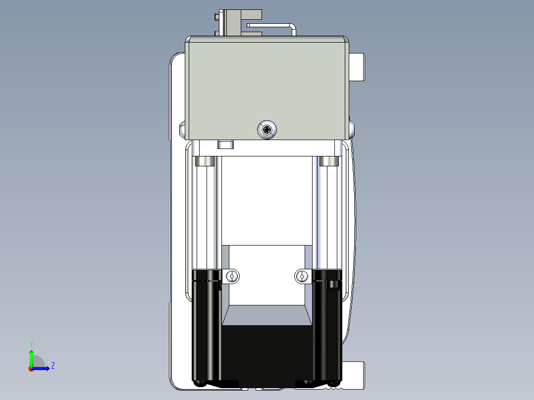 同步带滑台-半封闭B13H-L45-S300-R-P40-D3左视图