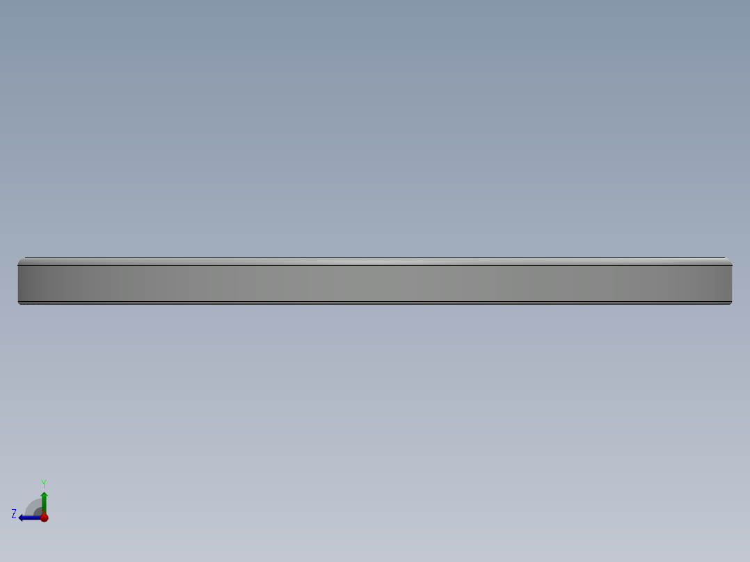 紧固件-0.5000 Flat Washer右视图