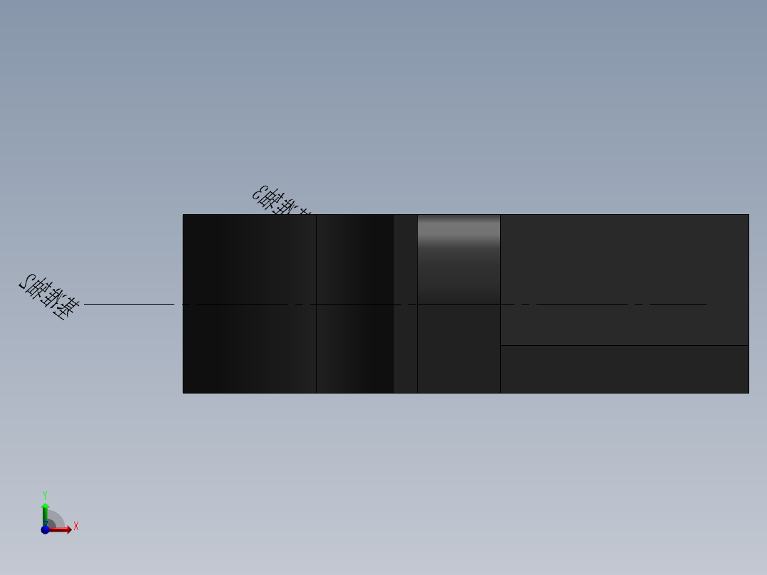 CA6140车床831009杠杆的加工工工艺装备及铣30X30下平台面夹具设计含4张CAD图-版本1.1前视图