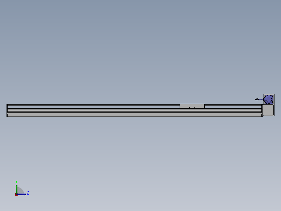 精密模组MT220-L150-2000-RU-M75-C4左视图
