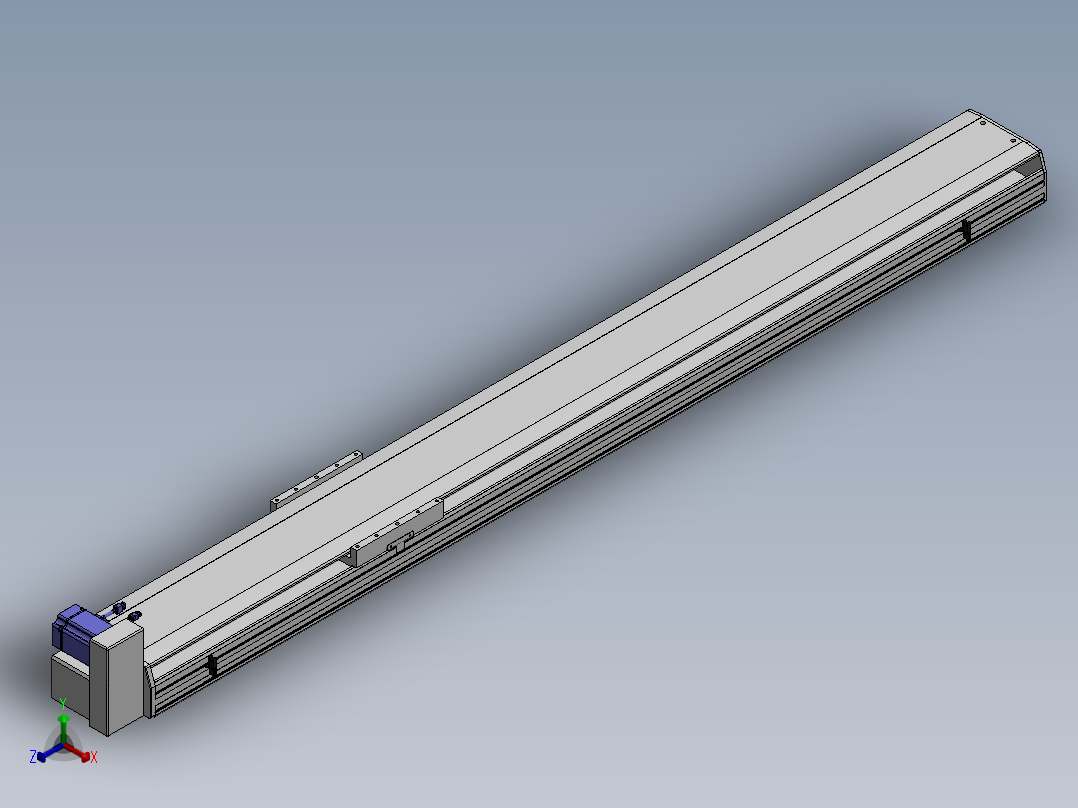 精密模组MT220-L150-2000-RU-M75-C4正等轴测图